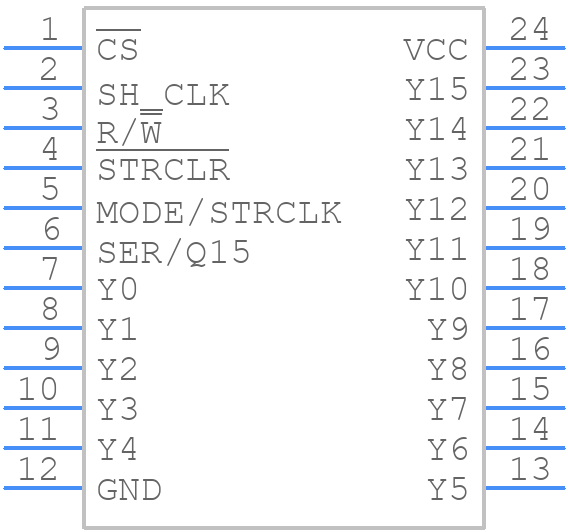 SN74LS673DW - Texas Instruments - PCB symbol