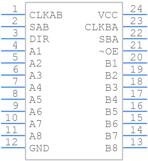 SN74BCT646DW - Texas Instruments - PCB symbol