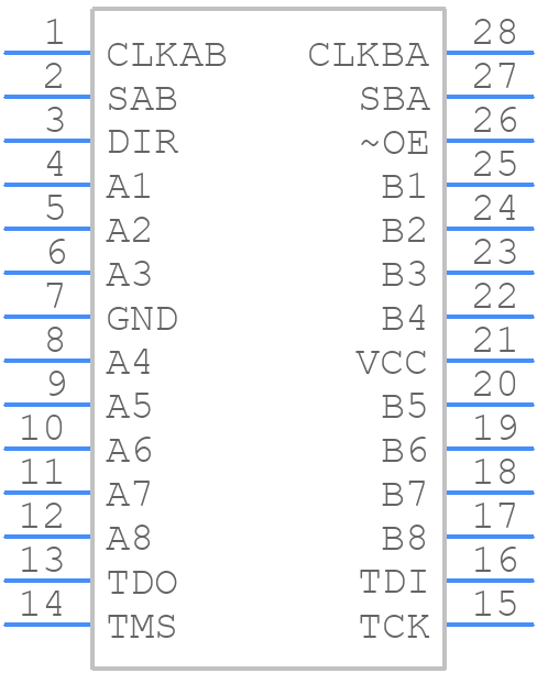 SN74ABT8646DW - Texas Instruments - PCB symbol
