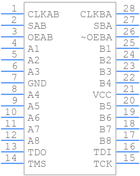 SN74ABT8652DW - Texas Instruments - PCB symbol