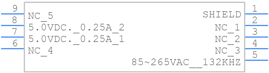 PA2718NL - Yageo Group - PCB symbol