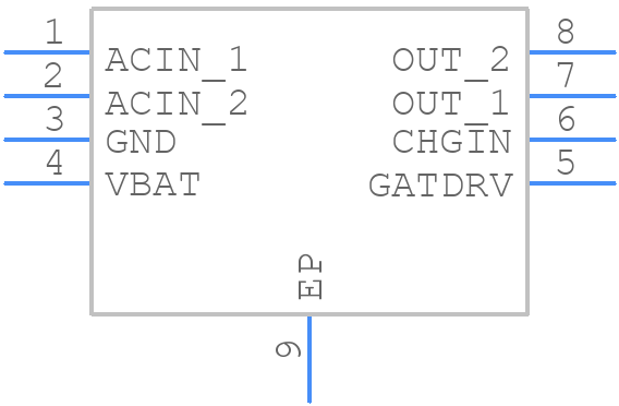 BQ24352DSGR - Texas Instruments - PCB symbol