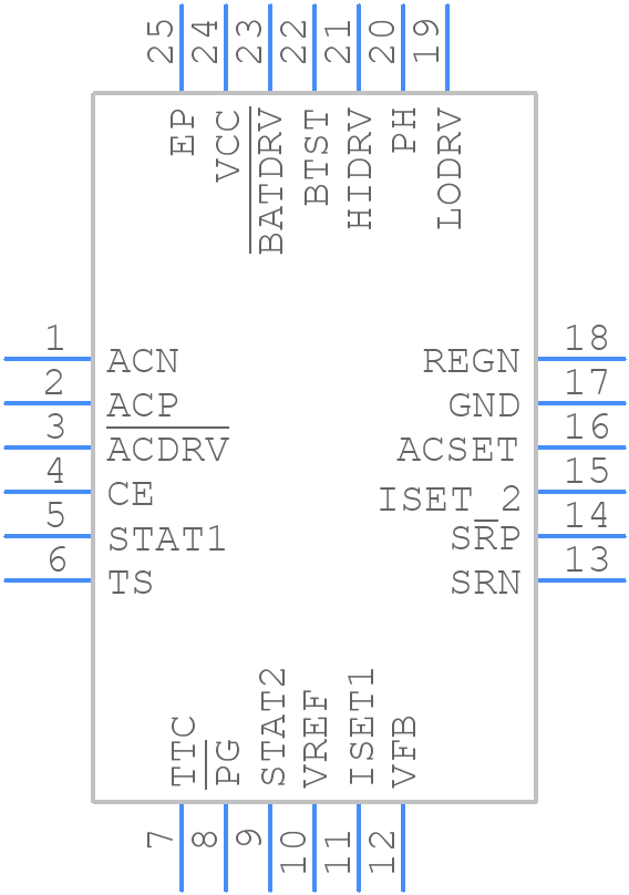 BQ24630RGER - Texas Instruments - PCB symbol
