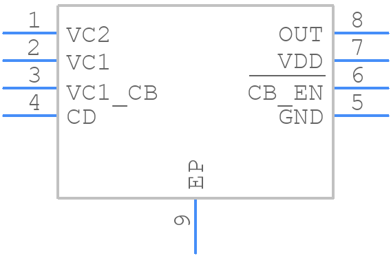 BQ29209DRBT - Texas Instruments - PCB symbol