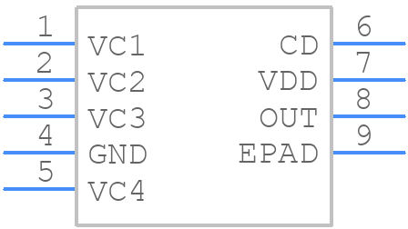 BQ29449DRBR - Texas Instruments - PCB symbol