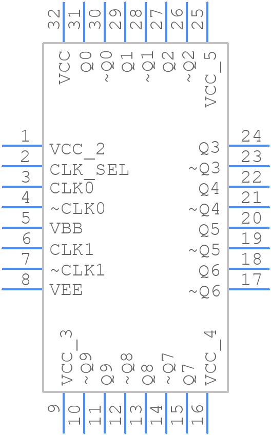 CDCLVP111VFR - Texas Instruments - PCB symbol