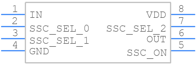 CDCS501PW - Texas Instruments - PCB symbol