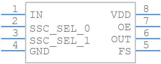 CDCS503PW - Texas Instruments - PCB symbol