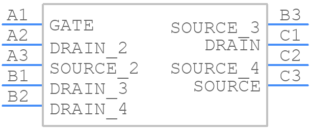 CSD25201W15 - Texas Instruments - PCB symbol