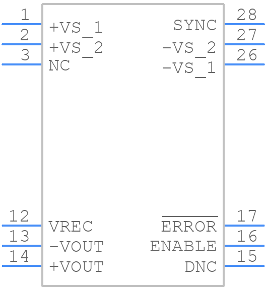 DCR010503U - Texas Instruments - PCB symbol