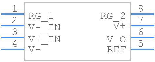 INA114APG4 - Texas Instruments - PCB symbol