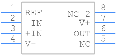 INA148UAG4 - Texas Instruments - PCB symbol