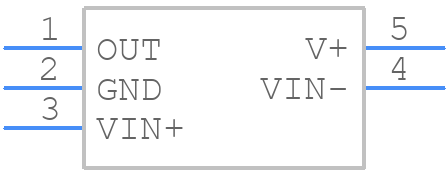 INA193AIDBVTG4 - Texas Instruments - PCB symbol