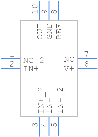 INA213AIRSWR - Texas Instruments - PCB symbol