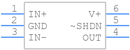 LMV341QDBVRQ1 - Texas Instruments - PCB symbol