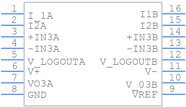 LOG2112AIDW - Texas Instruments - PCB symbol