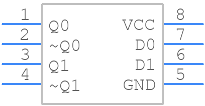SN65ELT22D - Texas Instruments - PCB symbol