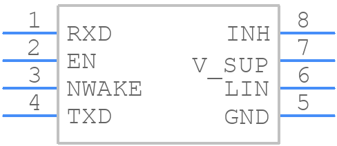 SN65HVDA195QDRQ1 - Texas Instruments - PCB symbol