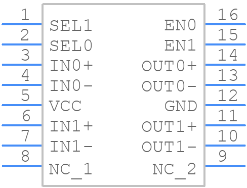 SN65LVCP22PW - Texas Instruments - PCB symbol