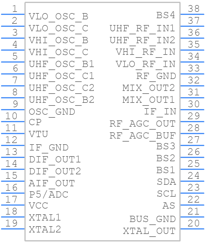 SN761642DBTR - Texas Instruments - PCB symbol