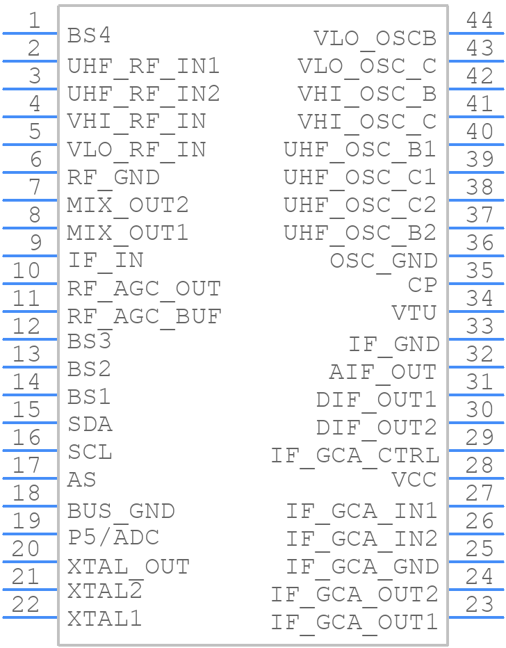 SN761644DBTR - Texas Instruments - PCB symbol