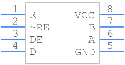 TL3695P - Texas Instruments - PCB symbol