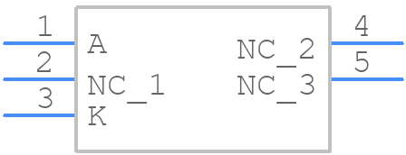 TL4050B25QDCKRQ1 - Texas Instruments - PCB symbol