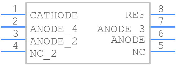 TL431BIDE4 - Texas Instruments - PCB symbol