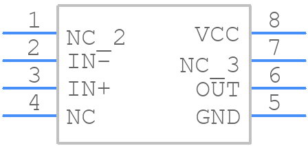 TL714CD - Texas Instruments - PCB symbol