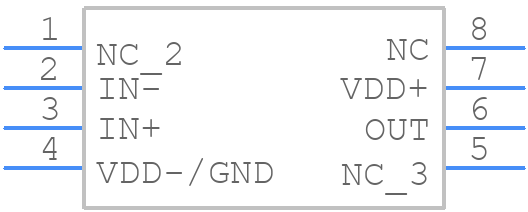 TLC2201AMD - Texas Instruments - PCB symbol