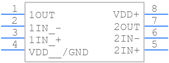 TLC4502AMD - Texas Instruments - PCB symbol