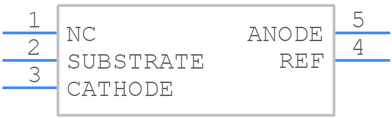 TLVH431BQDBVRQ1 - Texas Instruments - PCB symbol