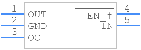 TPS2065DBVR - Texas Instruments - PCB symbol