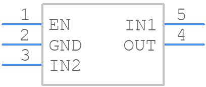 TPS2101DBVR - Texas Instruments - PCB symbol
