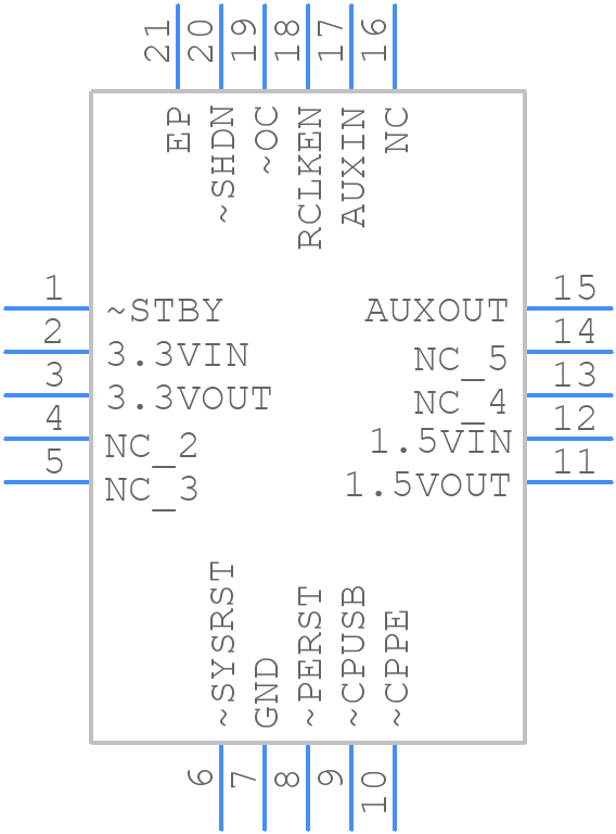 TPS2231MRGPT-3 - Texas Instruments - PCB symbol