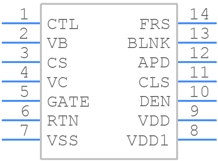 TPS23753APWR - Texas Instruments - PCB symbol