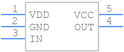 TPS2818MDBVREP - Texas Instruments - PCB symbol