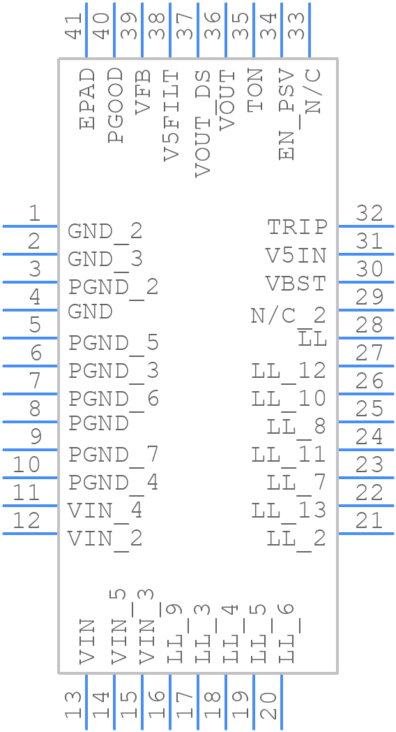 TPS51315RGFT - Texas Instruments - PCB symbol