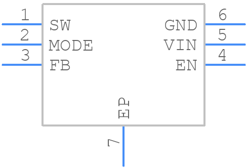 TPS62263TDRVRQ1 - Texas Instruments - PCB symbol