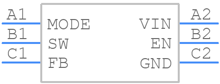 TPS62612YFDT - Texas Instruments - PCB symbol