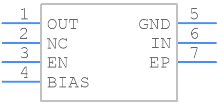 TPS720105DRVR - Texas Instruments - PCB symbol