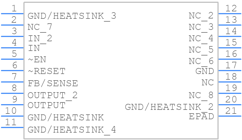 TPS75201QPWPRG4Q1 - Texas Instruments - PCB symbol