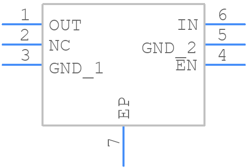 TPS78225QDRVRQ1 - Texas Instruments - PCB symbol