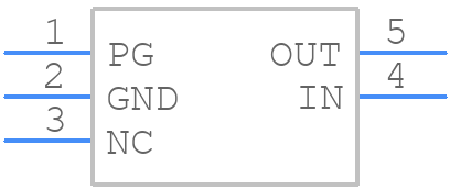 TPS797285DCKT - Texas Instruments - PCB symbol