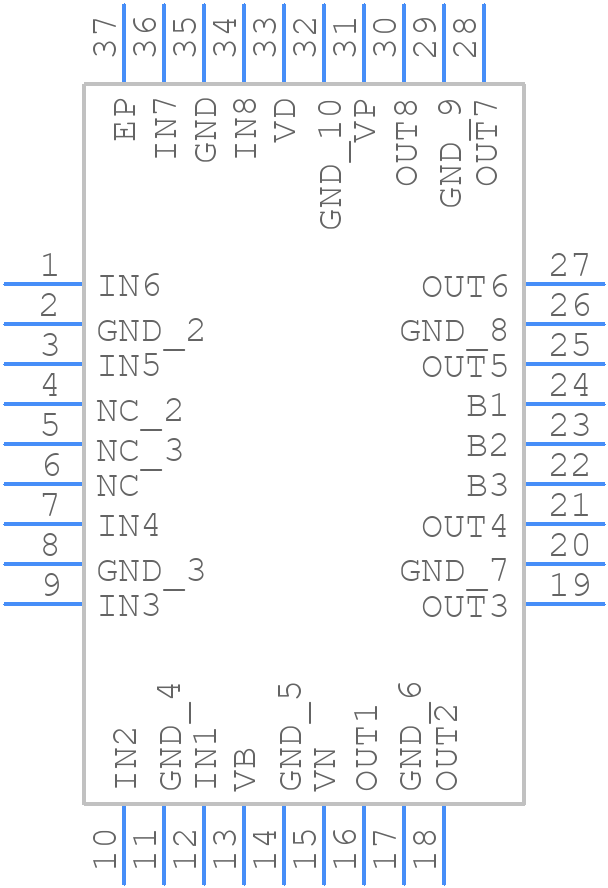 TX810IRHHR - Texas Instruments - PCB symbol