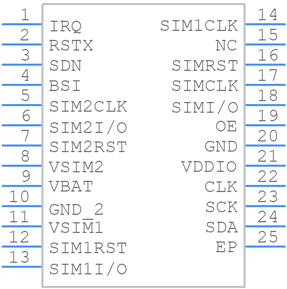 TXS02326MRGER - Texas Instruments - PCB symbol