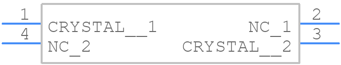 ABMM-16.000MHZ-12-R100-N2-X-T - ABRACON - PCB symbol