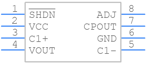 LTC1550LCMS8#PBF - Analog Devices - PCB symbol