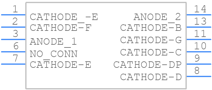 5082-7651 - Avago Technologies - PCB symbol