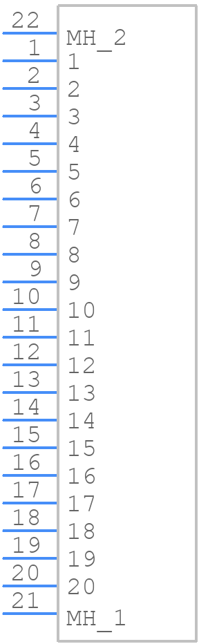 220-2600-00-0602 - 3M - PCB symbol